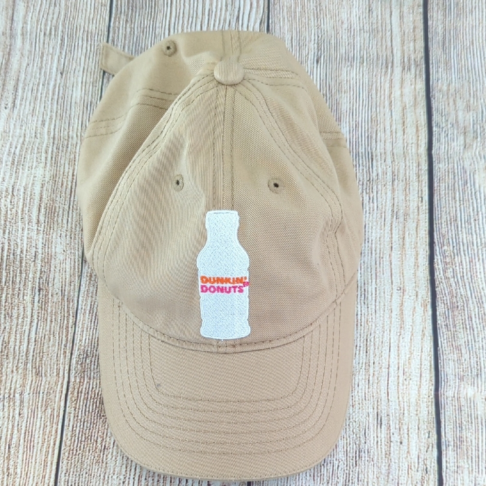 Dunkin' Donuts Milk Tan Adjustable Baseball Cap Hat